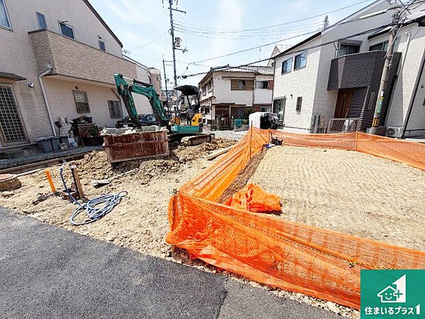 現在の進捗状況です！順調に作業進行中、完成が待ち遠しいです！詳細の間取り等、お気軽にお問い合わせください！