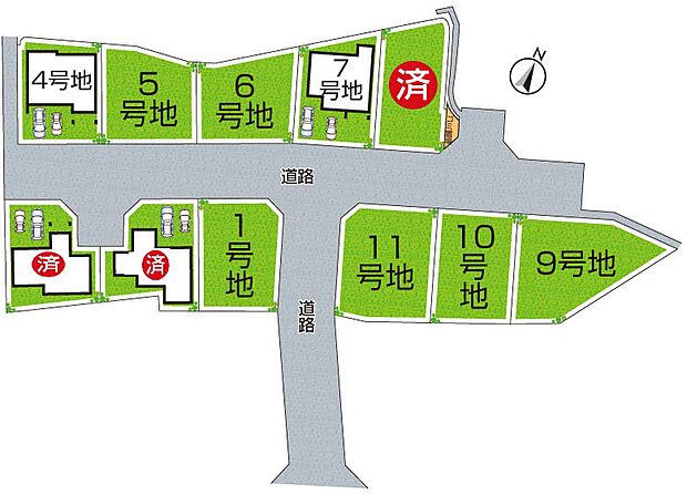全11区画