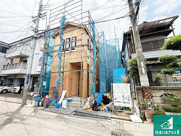 現在の進捗状況です！順調に作業進行中、完成が待ち遠しいです！詳細の間取り等、お気軽にお問い合わせください！