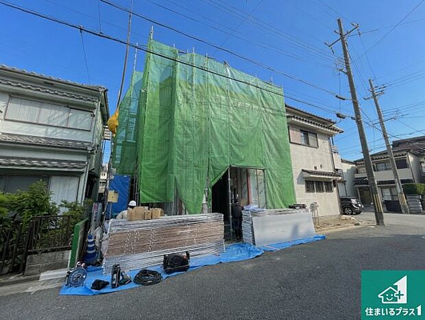 現在の進捗状況です！順調に作業進行中、完成が待ち遠しいです！詳細の間取り等、お気軽にお問い合わせください！