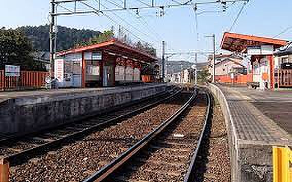 【車・交通】叡山電鉄叡山本線　三宅八幡駅