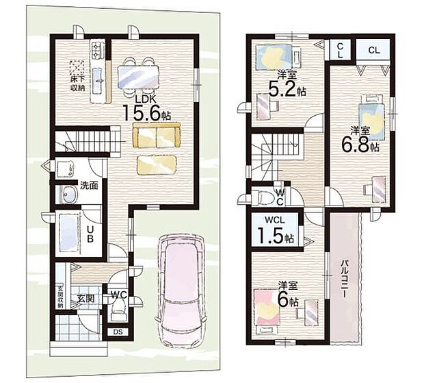 【3LDK】○鳥飼西小学校・・・徒歩4分 ○第二中学校・・・徒歩12分