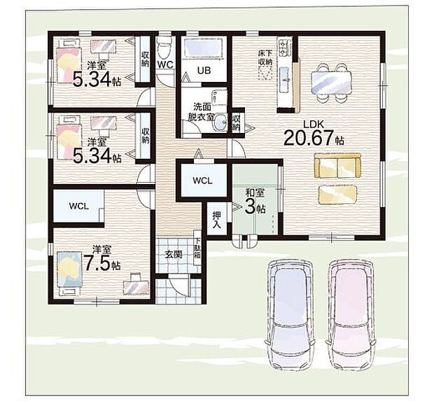 【4LDK】○田原本小学校・・・徒歩28分 ○北中学校・・・徒歩23分