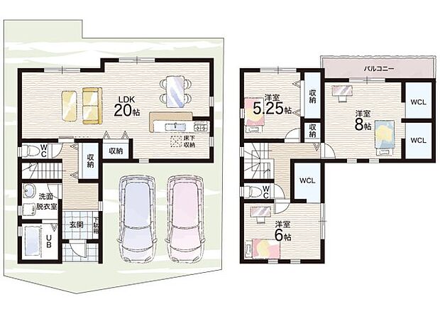 【3LDK】○笹原小学校・・・徒歩3分 ○笹原中学校・・・徒歩5分