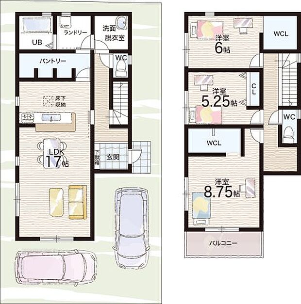 【3LDK】○殿山第一小学校・・・徒歩9分 ○第一中学校・・・徒歩9分