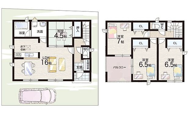 【4LDK】○木津小学校・・・徒歩12分 ○木津中学校・・・徒歩22分