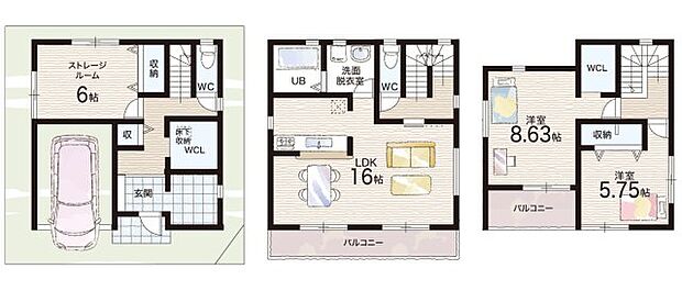【2LDK+S(納戸)】○長瀬南小学校・・・徒歩3分 ○長瀬中学校・・・徒歩5分