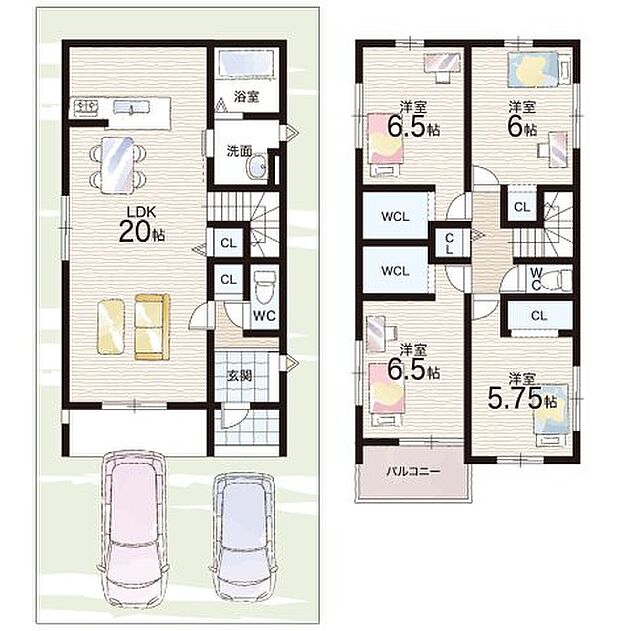 【4LDK】○桃山南小学校・・・徒歩19分 ○桃山中学校・・・徒歩39分