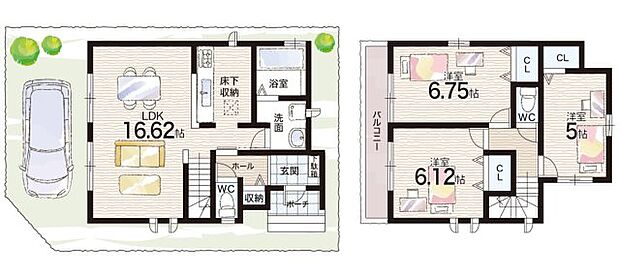 【3LDK】○蹉?西小学校・・・徒歩10分 ○蹉?中学校・・・徒歩10分