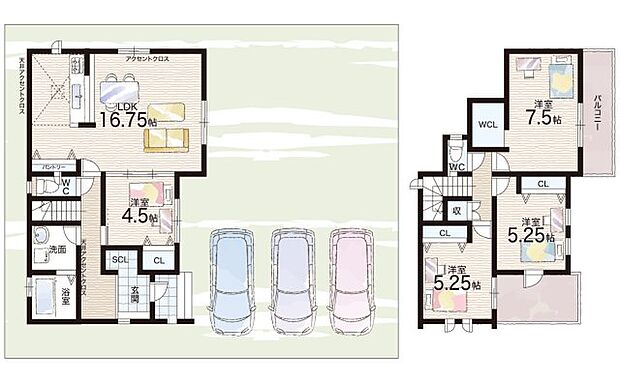 【4LDK】○けやき坂小学校・・・徒歩7分 ○清和台中学校・・・徒歩38分