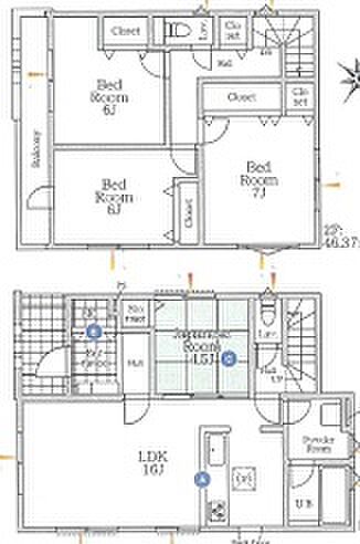 【4LDK】○茶山台小学校・・・徒歩9分 ○若松台中学校・・・徒歩10分