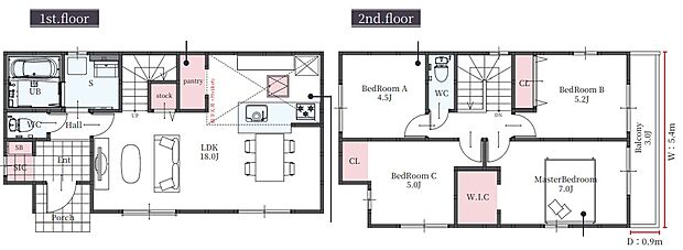 【4LDK】○鳥飼小学校・・・徒歩5分 ○第五中学校・・・徒歩19分