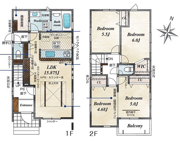 【4LDK】○西大寺北小学校・・・徒歩19分 ○平成中学校・・・徒歩17分