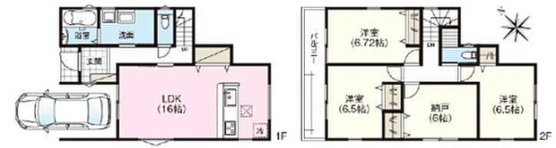 【3LDK+S(納戸)】○登美丘南小学校・・・徒歩8分 ○登美丘中学校・・・徒歩20分