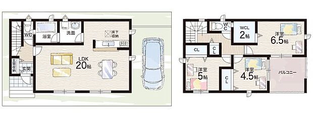 【3LDK】○木津小学校・・・徒歩5分 ○木津中学校・・・徒歩18分
