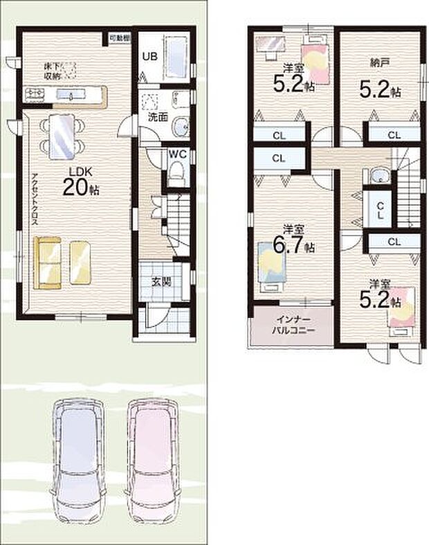 【3LDK+S(納戸)】○南郷小学校・・・徒歩18分 ○南郷中学校・・・徒歩9分