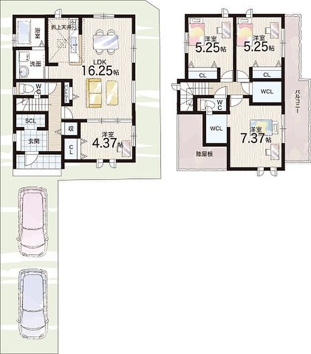 【4LDK+S(納戸)】○坂本小学校・・・徒歩16分 ○日吉中学校・・・徒歩22分
