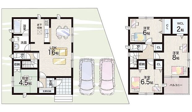 【4LDK】○生駒南第2小学校・・・徒歩18分 ○大瀬中学校・・・徒歩7分