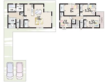 ○くすのき小学校・・・徒歩１１分 ○男山第二中学校・・・徒歩９分 