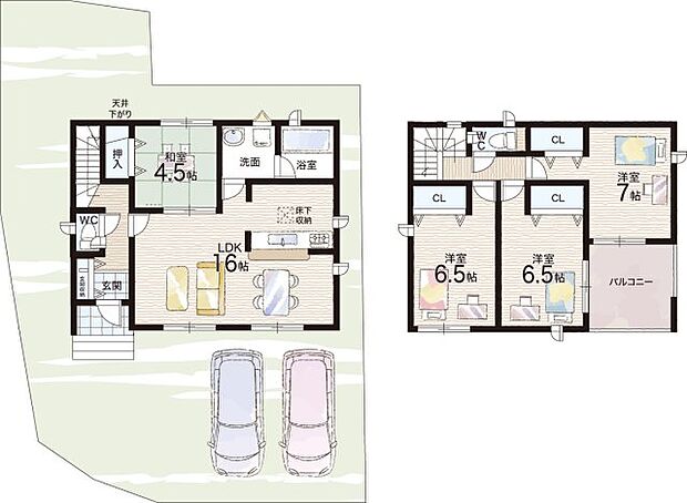 【4LDK】○八木南小学校・・・徒歩6分 ○久米田中学校・・・徒歩3分