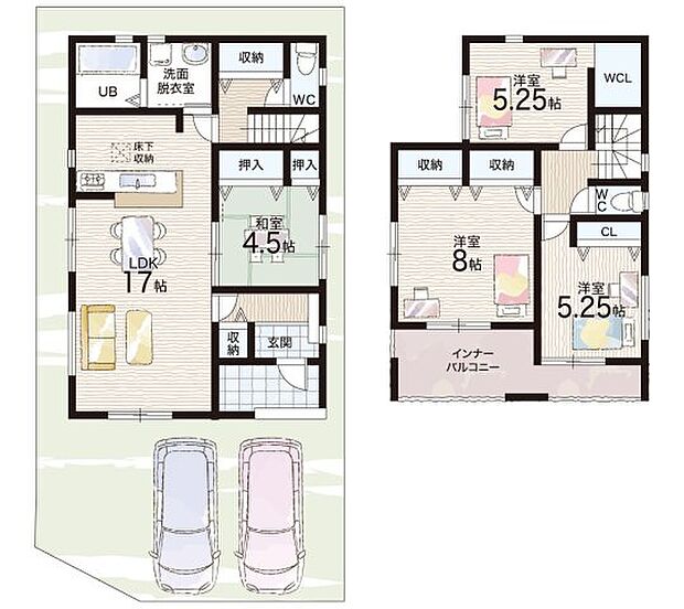 【4LDK】○飛鳥小学校・・・徒歩9分 ○飛鳥中学校・・・徒歩13分
