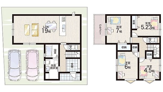 【4LDK】○郡山南小学校・・・徒歩11分 ○郡山中学校・・・徒歩30分