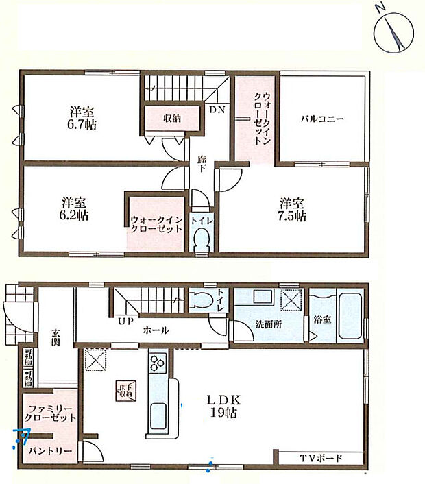 【3LDK】○船橋小学校・・・徒歩18分 ○招提北中学校・・・徒歩22分