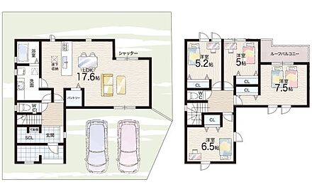 ○松尾台小学校・・・徒歩32分 ○清陵中学校・・・徒歩32分 