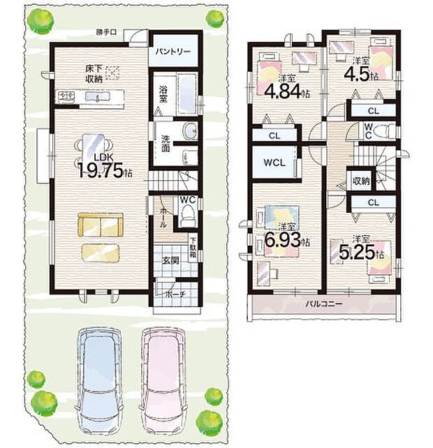 【4LDK】○鹿の子台小学校・・・徒歩2分 ○北神戸中学校・・・徒歩8分
