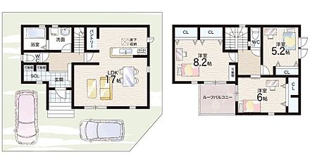 ○東谷小学校・・・徒歩9分 ○東谷中学校・・・徒歩9分 