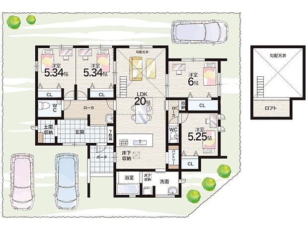 【3LDK】○富雄第三小学校・・・徒歩4分 ○富雄第三中学校・・・徒歩4分