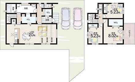 ○新庄小学校・・・徒歩32分 ○新庄中学校・・・徒歩34分 
