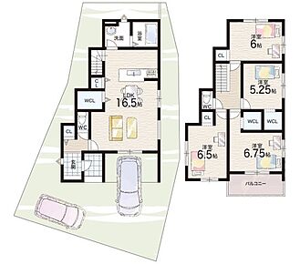 ○笹原小学校・・・徒歩7分 ○笹原中学校・・・徒歩3分 