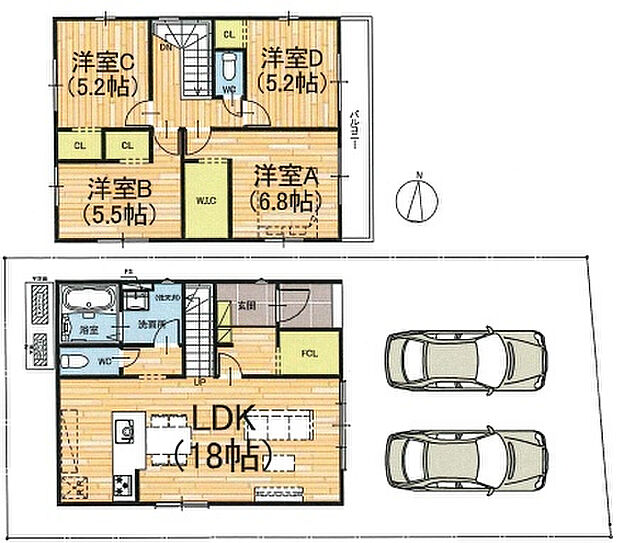 【4LDK】○都跡小学校・・・徒歩21分 ○都跡中学校・・・徒歩5分