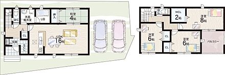 ○橋本小学校・・・徒歩26分 ○男山第三中学校・・・徒歩37分 