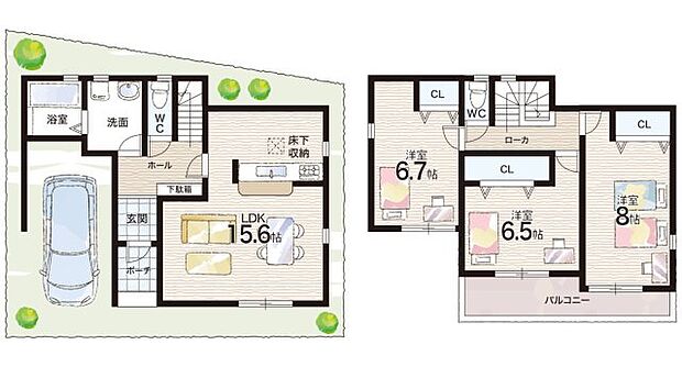 【3LDK】○成文小学校・・・徒歩10分 ○大庄中学校・・・徒歩20分