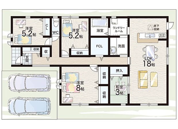 【4LDK+S(納戸)】○田原本小学校・・・徒歩28分 ○北中学校・・・徒歩25分