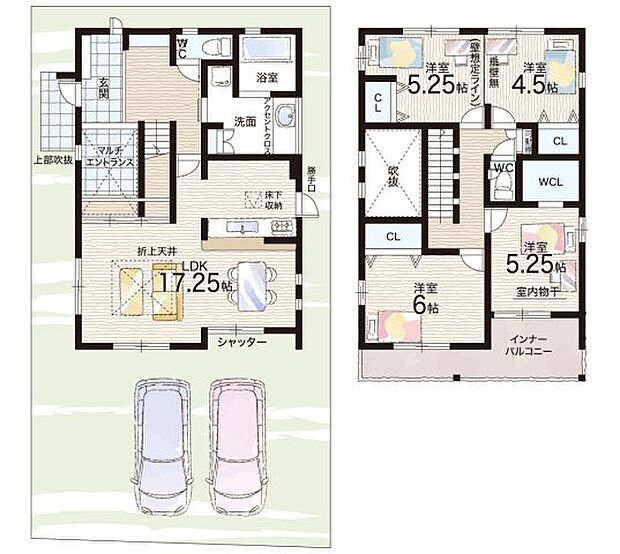 【3LDK】○郡山西小学校・・・徒歩29分 ○郡山中学校・・・徒歩14分