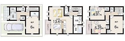 ○北山本小学校・・・徒歩6分 ○桂中学校・・・徒歩14分 