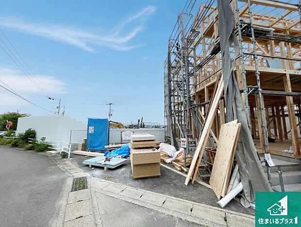 【外観】現在の進捗状況です!順調に作業進行中、完成が待ち遠しいです!詳細の間取り等、お気軽にお問い合わせください!