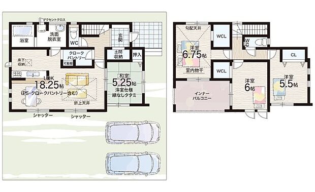 【4LDK】○坂本小学校・・・徒歩10分 ○日吉中学校・・・徒歩18分