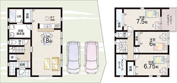 【3LDK+S(納戸)】○桜井西小学校・・・徒歩10分 ○桜井西中学校・・・徒歩20分