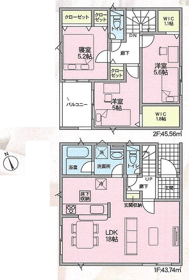 【3LDK】○楠葉北小学校・・・徒歩13分 ○楠葉中学校・・・徒歩19分