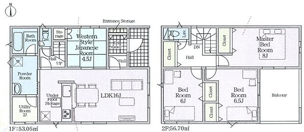 【4LDK+S(納戸)】○陵西小学校・・・徒歩12分 ○高田西中学校・・・徒歩17分