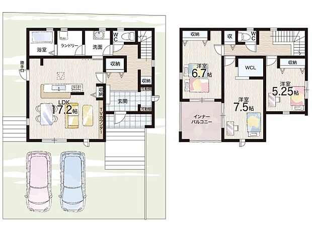 【3LDK】○若松台小学校・・・徒歩10分 ○若松台中学校・・・徒歩6分