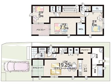 ○鳥飼西小学校・・・徒歩2分 ○第二中学校・・・徒歩8分 