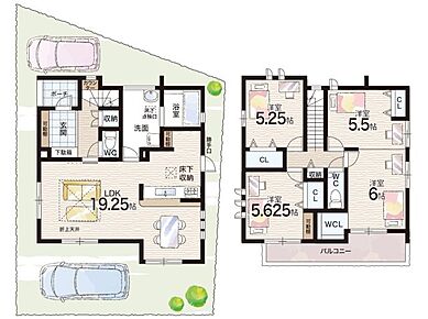 ○前裁小学校・・・徒歩9分 〇西中学校・・・徒歩23分 