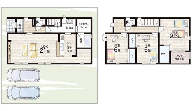 【4LDK+S(納戸)】○城島小学校・・・徒歩6分 ○桜井中学校・・・徒歩44分