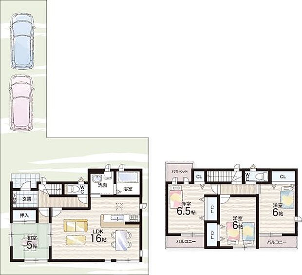 【4LDK】○浜寺小学校・・・徒歩13分 ○浜寺南中学校・・・徒歩26分