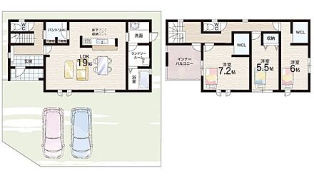 ○神照小学校・・・徒歩3分 ○北中学校・・・徒歩18分 
